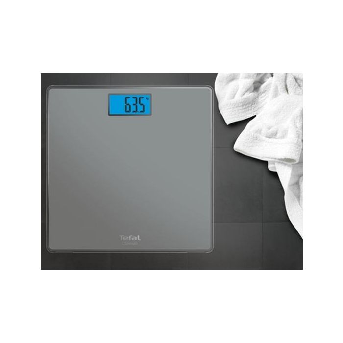 Везна Tefal PP1500V0 Classic Grey glass platform 31x31cm 