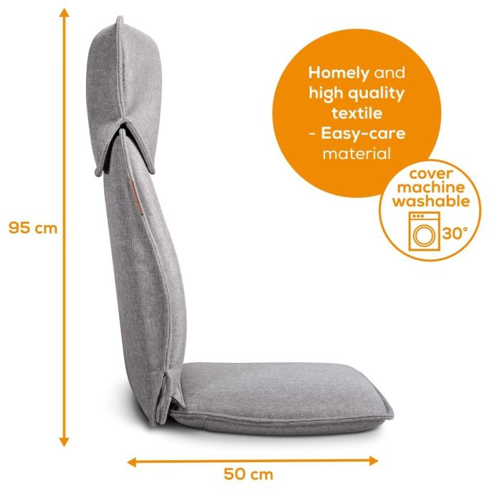 Масажор Beurer MG 330 Shiatsu massage seat cover grey - 4-head 