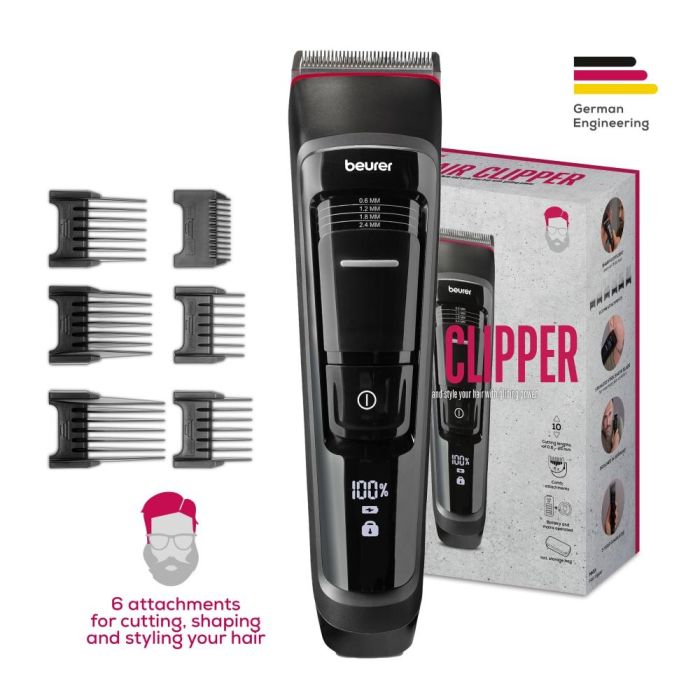 Машинка за подстригване Beurer MN5X hair clipper 7 Attachments