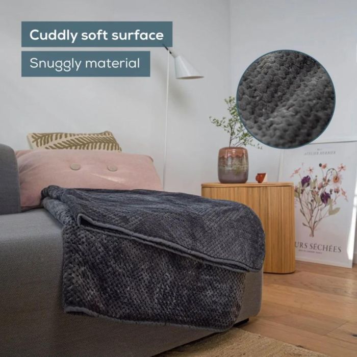 Термоподложка Beurer HD 65 Dark Grey Heated Overblanket Soft 