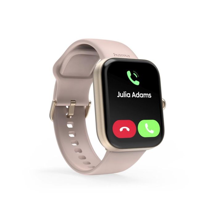 HAMA Смарт часовник &ldquo;5000&rdquo;, Функция за телефон, Анализ на съня, Водоустойчив, 1,65", 178615