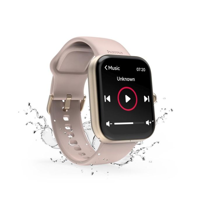 HAMA Смарт часовник &ldquo;5000&rdquo;, Функция за телефон, Анализ на съня, Водоустойчив, 1,65", 178615