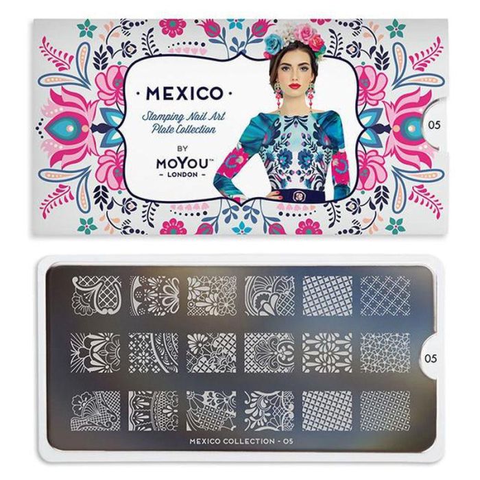 MoYou London Stamping Plate - Mexico 05