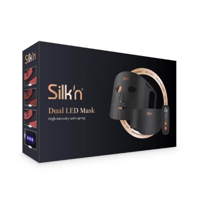 Silk’n Dual LED Маска – Тройна червена и близко инфрачервена терапия за лице и шия