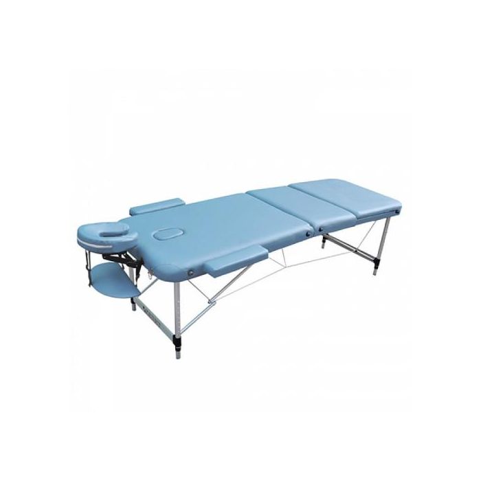 Масажна кушетка Zenet 1049 размер М, трисекторна, алуминиева, преносима с чанта