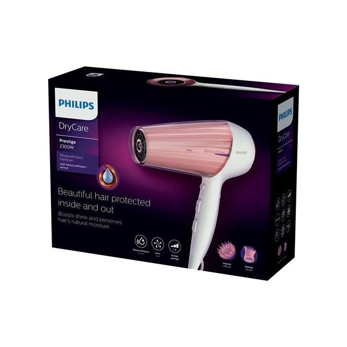 Philips Hair dryer DryCare Prestige MoistureProtect, 2300W - HP8281/00