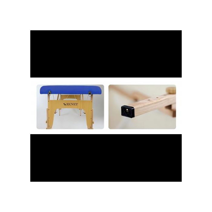 Професионална масажна маса Zenet ZET-1042 размер M тъмносиня