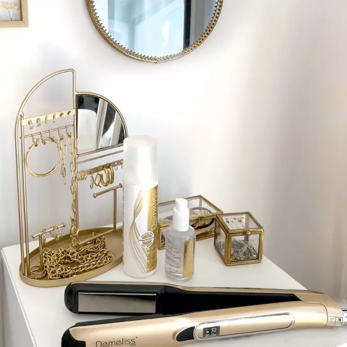 DEMELISS Titanium V2.0 Professional Steam Hair Straightener