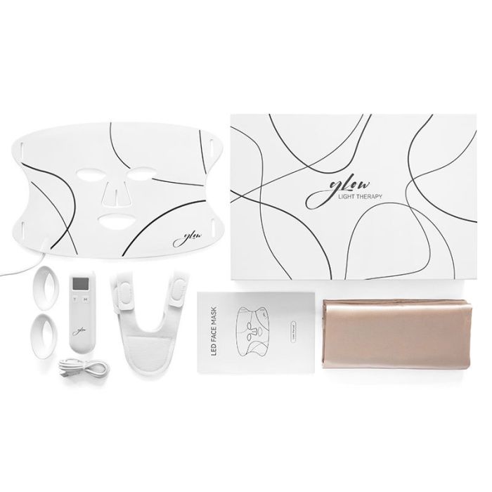 LED маска Bolva Glow | Червена, синя, лилава и инфрачервена светлина