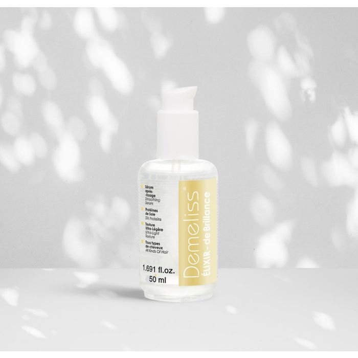 Demeliss Elixir de Brillance hair serum, 50ml, silk proteins and Babasu oil