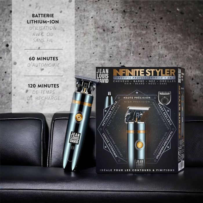 JLD Infinite Styler – 4-in-1 Multifunction Trimmer for Hair, Beard, Nose & Ears