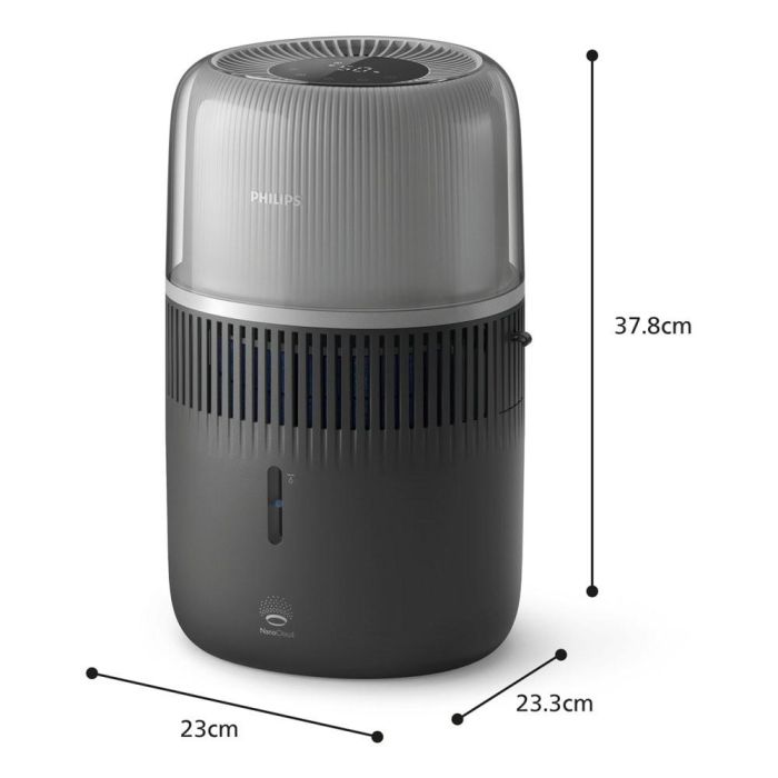 PHILIPS Humidifier Series 5000 Up to 56 m2 3 settings black - HU5710/03