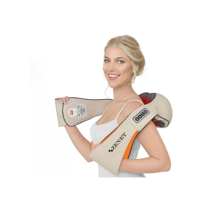 Ролков масажор за врат Zenet ZET-757 с нагряване