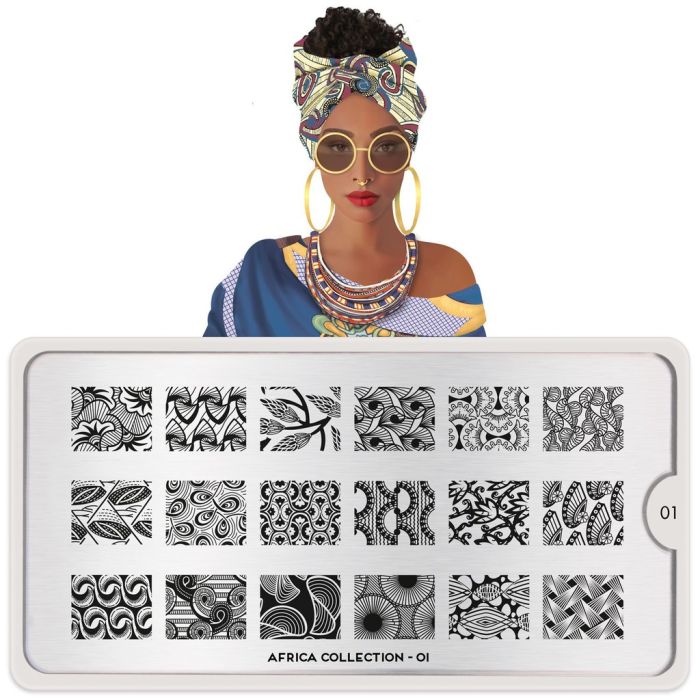 Шаблони за декорация серия Africa MoYou London-africa_01