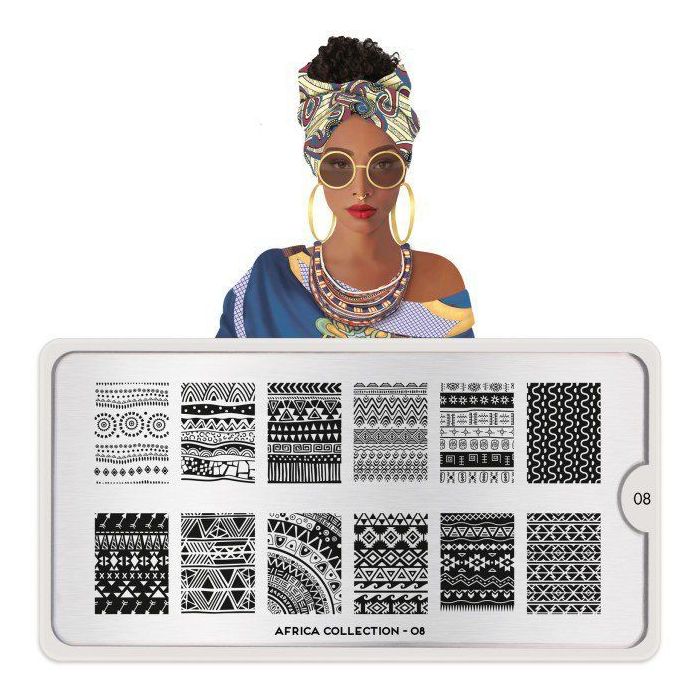 Шаблони за декорация серия Africa MoYou London-africa_08