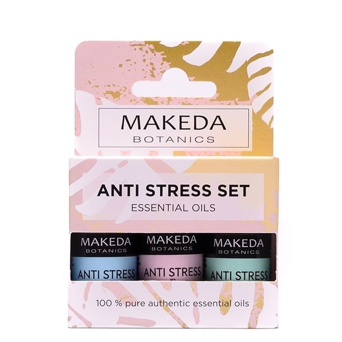 Комплект масла за ароматерапия ANTI STRESS SET MAKEDA Botanics