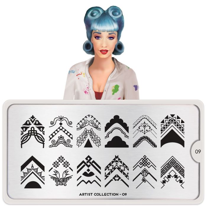 Шаблони за декорация Artist MoYou London-artist_09