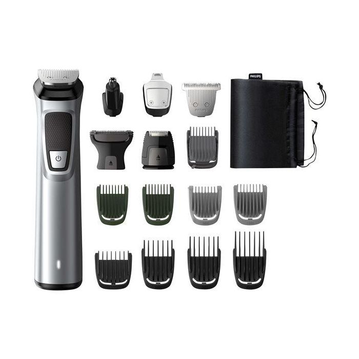 PHILIPS Multigroom series 7000 16 in 1 Waterproof 120 min cordless use 1 hour charge - MG7736/15
