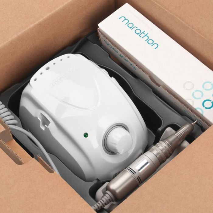 Saeyang Marathon 3 Champion H200 - Пила за маникюр бяла