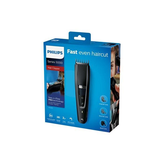 Philips HAIRCLIPPER Series 5000 hair clipper  Titanium Blades Trim-n-FlowPro - HC5632/15