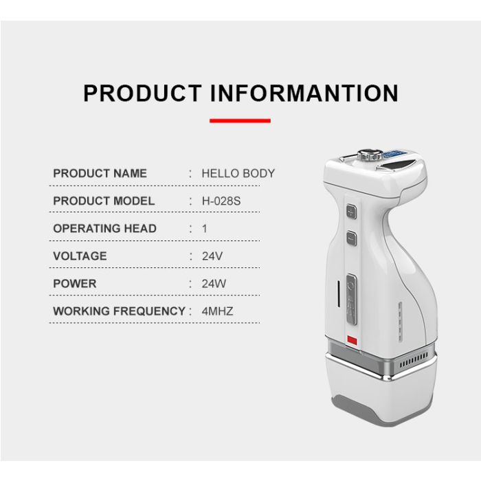 Hello Skin Body Хайфу апарат за стягане и оформяне на тялото