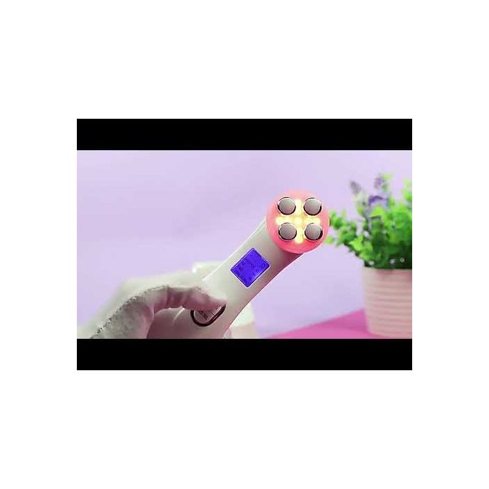 Device for radio frequency lifting RF, needleless mesotherapy and LED function