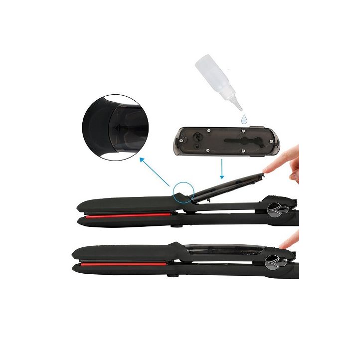 Jean Louis David - Steam Protect - Steam hair straightener and infrared function