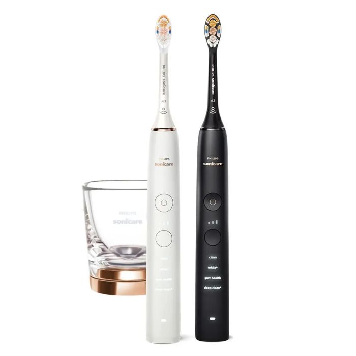 PHILIPS 2pcs toothbrush Sonicare Diamond Clean Smart black/white - HX9914/69