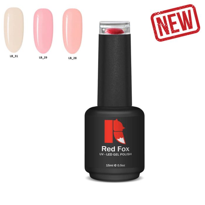 Red Fox Цветен Изграждащ Гел  Лак 15 мл (без TPO)
