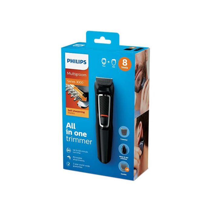 PHILIPS Multigroom series 3000 8-in-1 face and hair MG3730/15 - MG3730/15