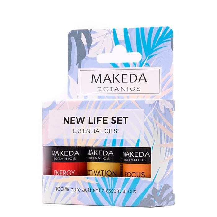 Комплект масла за ароматерапия NEW LIFE SET MAKEDA Botanics