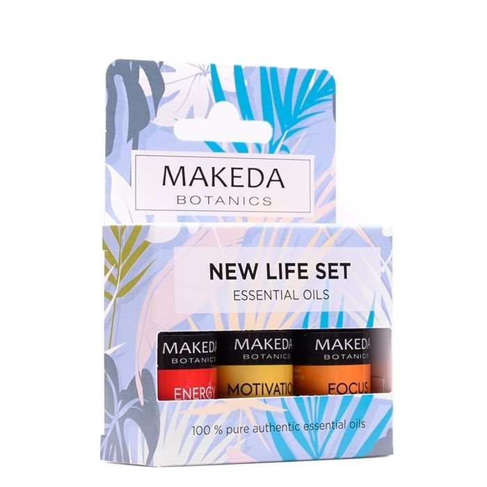 Комплект масла за ароматерапия NEW LIFE SET MAKEDA Botanics