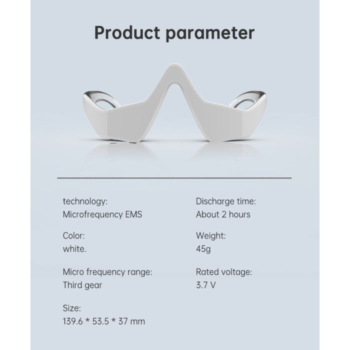 3D вибриращи очила с LED червена светлина за подмладяване 