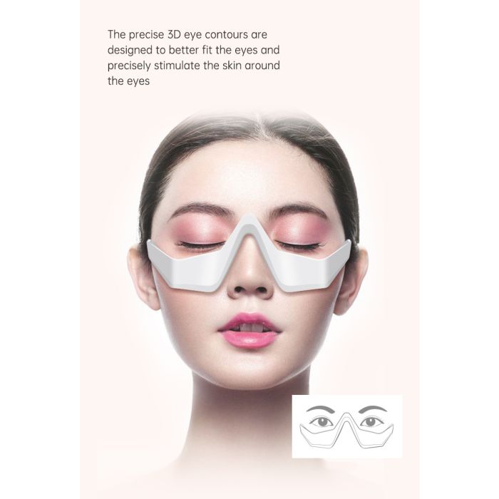 3D вибриращи очила с LED червена светлина за подмладяване 