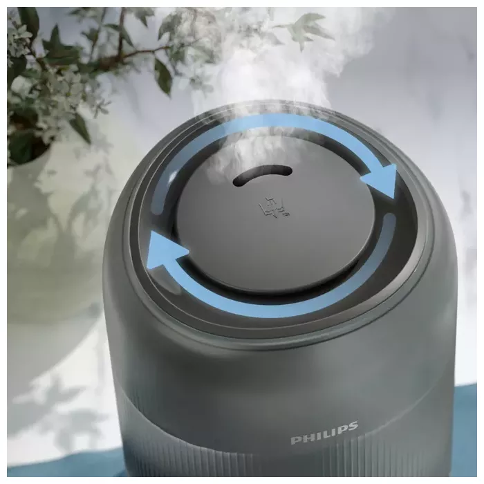 PHILIPS Humidifier Series 1000 Up to 41 m2 3 settings gray - HU1510/03