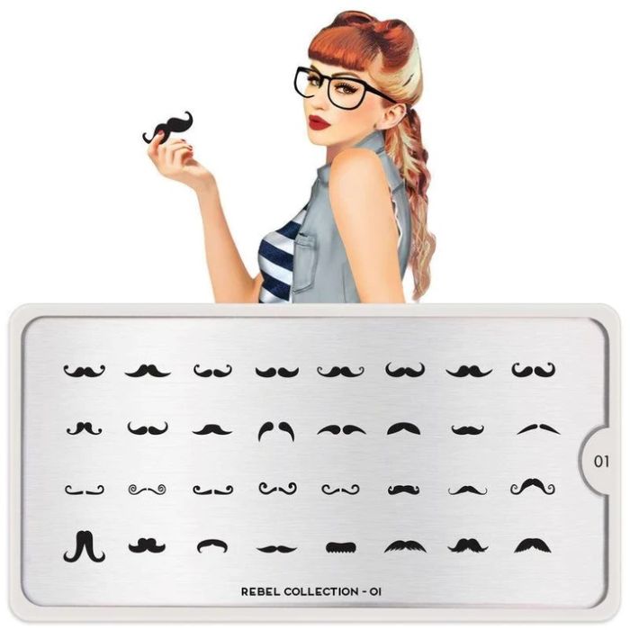 Шаблон за декорация MoYou London - Rebel 01