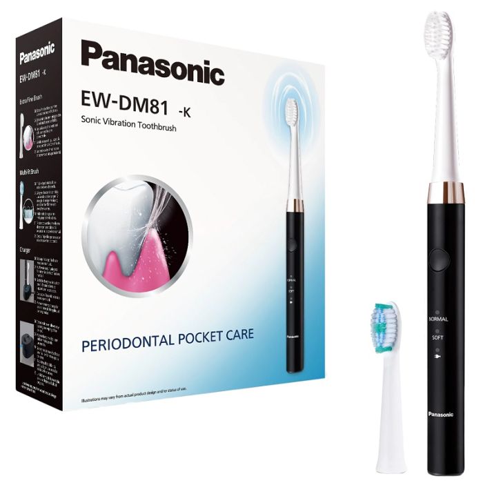 PANASONIC EW-DM81-K503 toothbrush sonic vibration with 31000 Black - EW-DM81-K503