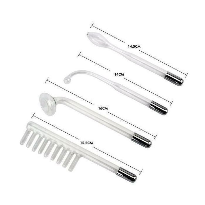 Portable high frequency device for skin and hair