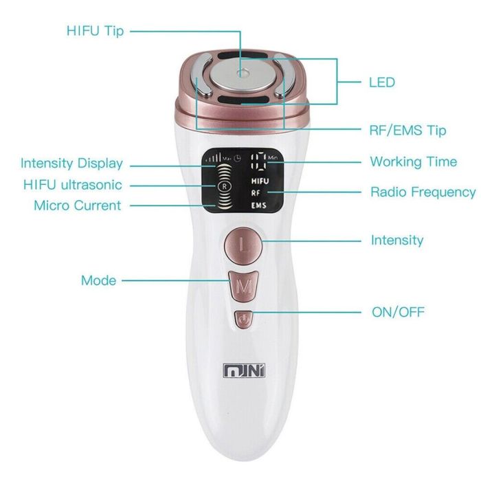 Mini Hifu / Мини ХАЙФУ 3 в 1 за дълбок лифтинг с RF, LED и EMS