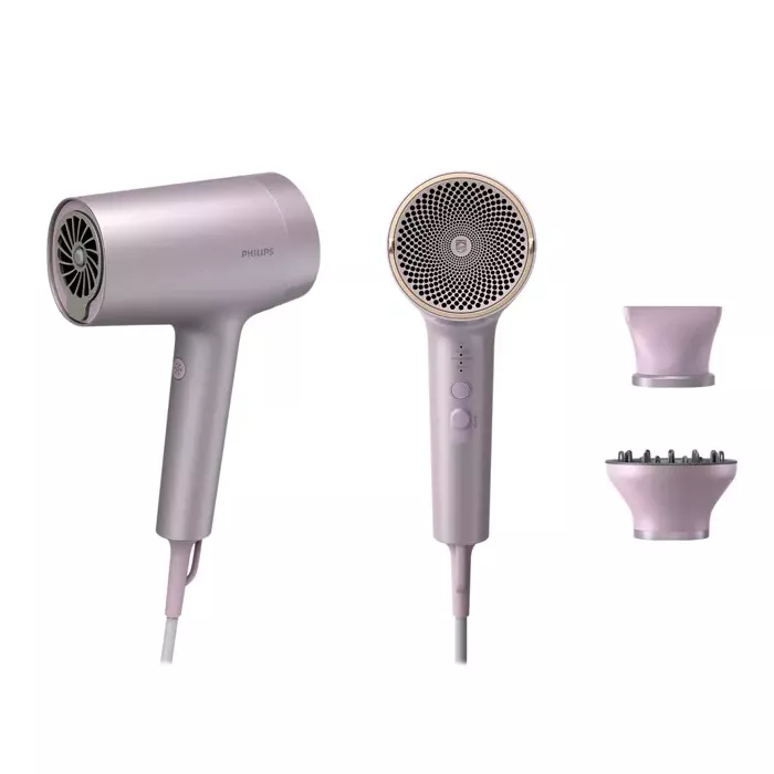 PHILIPS Hair dryer 1800W Series 7000 ThermoShield Advanced technology 8 heat and  - BHD723/10