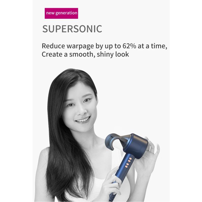 Професионален сешоар за бързо изсушаване с Интелигентен Контрол на Температурата