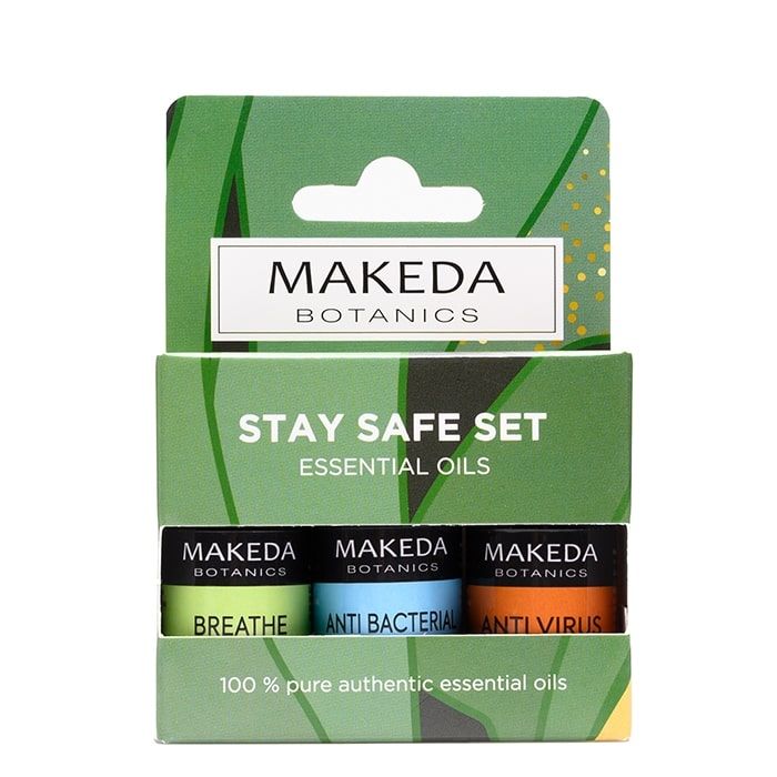 Комплект масла за ароматерапия STAY SAFE SET MAKEDA Botanics