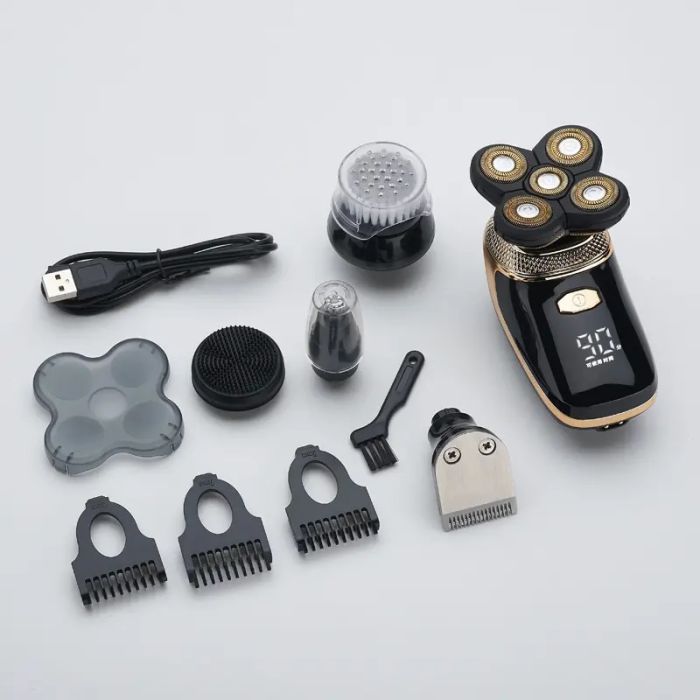 Мултифункционална машинка за подстригване на брада и почистване на лице