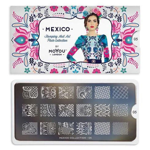 MoYou London Stamping Plate - Mexico 05