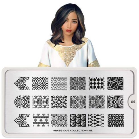 MoYou London Stamping Plate - Arabesque 05