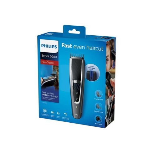 PHILIPS Hairclipper series 5000 Washable Trim-n-Flow PRO technology 28 length - HC5650/15