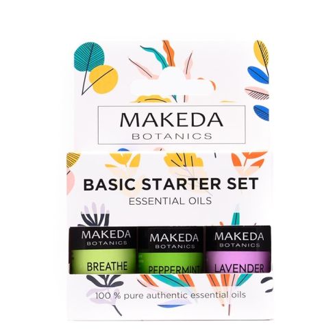 Комплект масла за ароматерапия BASIC STARTER SET MAKEDA Botanics