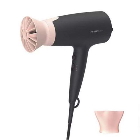 PHILIPS Hair dryer 2100W DC motor ThermoProtect black/pink - BHD350/10