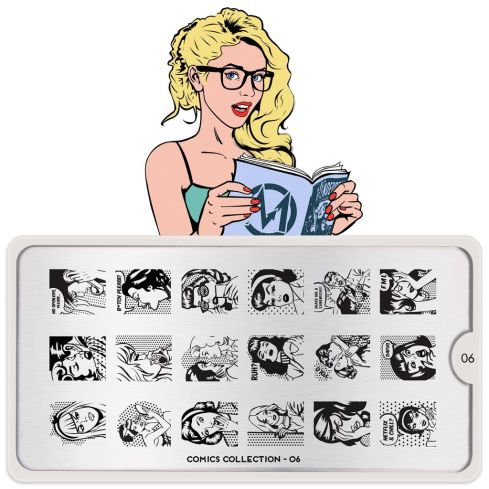 Шаблони за декорация серия Comics MoYou London-comics_06