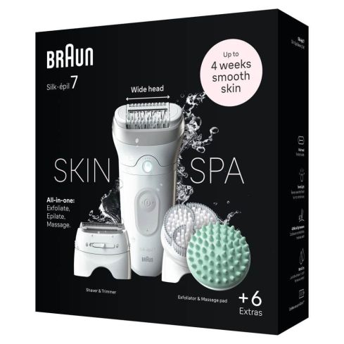 PHILIPS Epilator Series 8000 2 speed setting wet and dry use up to 60 min cordless - BRE709/00